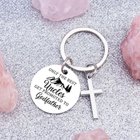 Godfather Proposal Gifts Godfather Gift For Men from Godchild God Father's Gifts for Baptism Gift Ideas Promoted To Uncle Baby Announcement God Father Keychain for Men in Kuwait