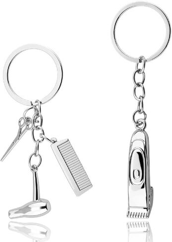 yaozeio Hairstylist Keychain for Hair Dresser Barber Scissors Birthday Bday Gifts for Hairapist Barber in Kuwait