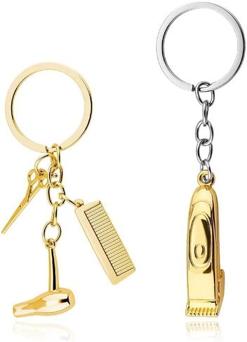 yaozeio Hairstylist Keychain for Hair Dresser Barber Scissors Birthday Bday Gifts for Hairapist Barber in Kuwait