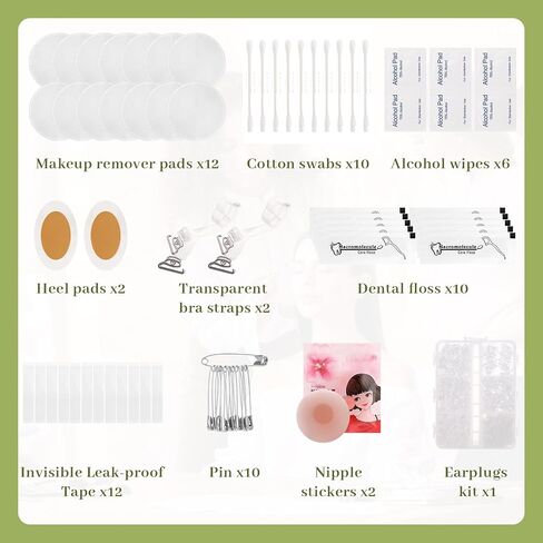Wedding Emergency Kit for Women Bride, 60+ Wedding Day Essentials with Makeup Bag, Women’s Emergency Bride Kit in Saudi Arabia