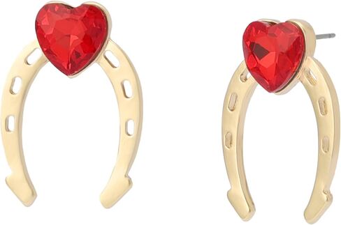 Betsey Johnson Jewelry Women's Horseshoe Stud Earrings in Saudi Arabia