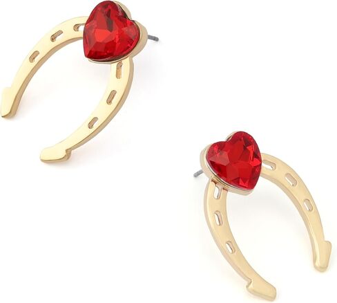 Betsey Johnson Jewelry Women's Horseshoe Stud Earrings in Saudi Arabia