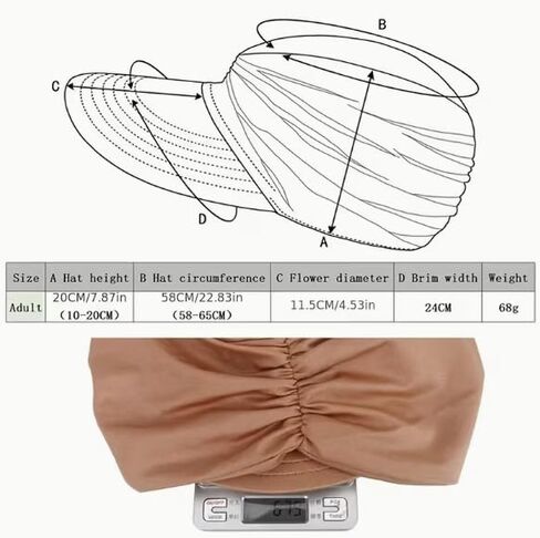 Wide Brim Visor Hats for Women-Lightweight Packable Ponytail Hat, Comfortable Quick-Dry Sun Visor for Casual (Khaki) in Kuwait