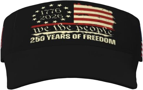 الولايات المتحدة 250th الذكرى قبعة USA Est 1776 أمريكا الوطنية قناع قبعة قابل للتعديل قبعة الشمس للنساء الرجال الرياضة الشاطئ in Kuwait