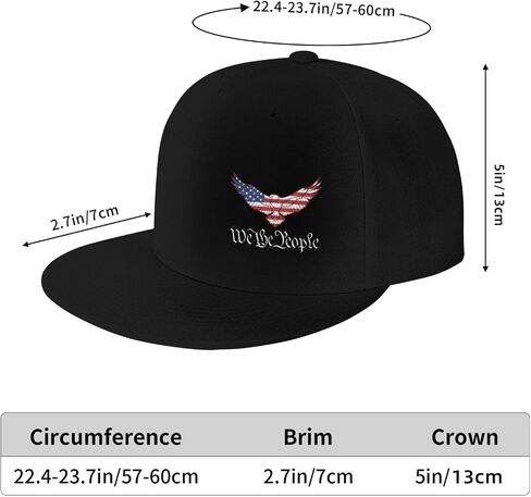 American Flag Outdoor Snapback Trucker Dad Hat for Men Women, Sports Adjustable Flat Bill Brim Baseball Cap in Kuwait