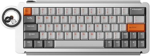 Ice Ring 63 RT HE Magnetic Wired Gaming Keyboard 0.1ms Low Latency 0.01 Precision Gaming Accessories Customized Driver and Lighting Effects Deepspace Titan Color in Saudi Arabia