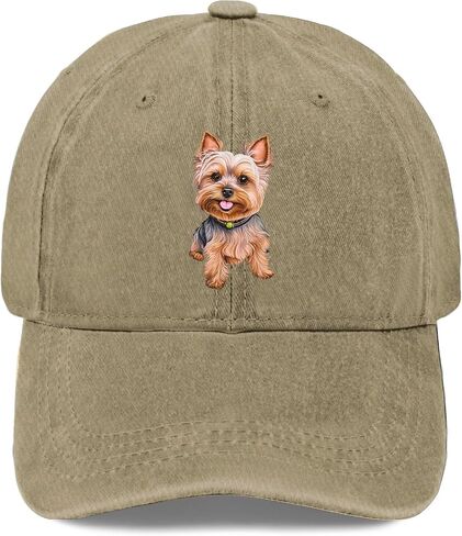 هدايا Nuanua Yorkie لمحبي الكلاب قبعة قطنية للسيدات in Kuwait