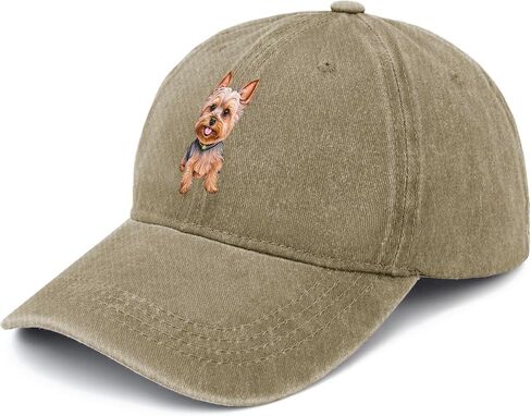 هدايا Nuanua Yorkie لمحبي الكلاب قبعة قطنية للسيدات in Kuwait