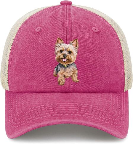 هدايا Nuanua Yorkie لمحبي الكلاب قبعة قطنية للسيدات in Kuwait