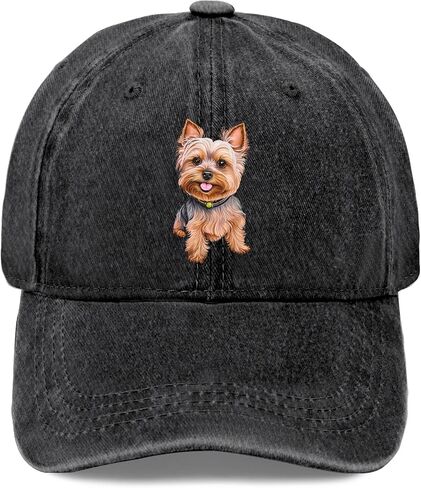 هدايا Nuanua Yorkie لمحبي الكلاب قبعة قطنية للسيدات in Kuwait