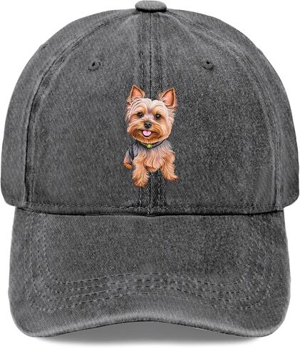 هدايا Nuanua Yorkie لمحبي الكلاب قبعة قطنية للسيدات in Kuwait