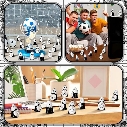 Weysat 36 Pcs Mini Soccer Gnomes Team Gifts Party Decorations Tiny Resin Soccer Figurines Statue for Sports Lover Players Fans Gifts, Goodie Bags Favors, Cake Toppers, DIY Crafts in Kuwait