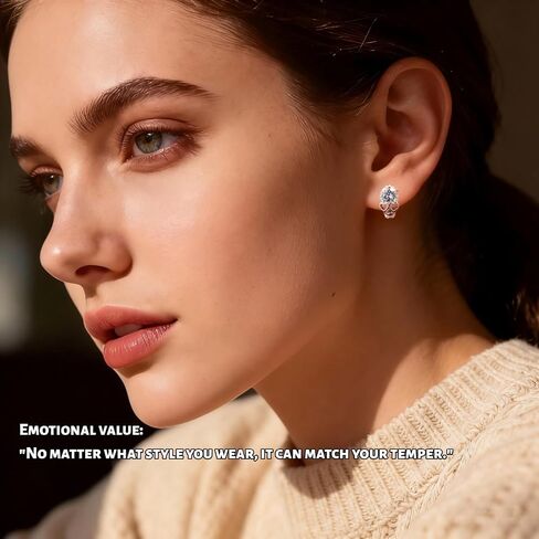 Punk Cute Skull Studs Womens Gothic Cool Statement Skeleton Jewelry Candy Skull Earrings Halloween Jewelry 1 pair -rose gold in Saudi Arabia