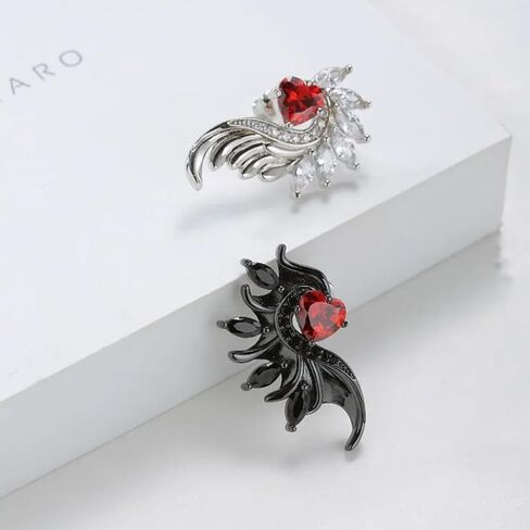 Two pairs of earrings-Gothic earrings for women - punk earrings and goth jewelry with ghost design, hypoallergenic gothic accessories for women in Kuwait