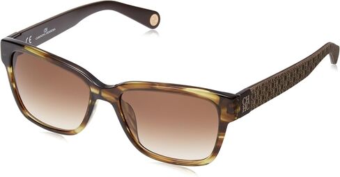 Carolina Herrera Designer Sunglasses SHE645-0921 in Brown Marble 54mm in Kuwait