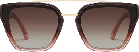 QUAY - Women's Sunglasses, Oversized Square with UV Protection (Sweet Talker, CHPY/Brown) in Saudi Arabia