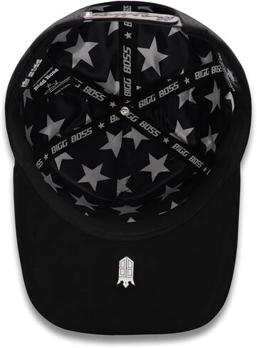 BIGG BOSS AMR White PLACA- Premium Hat for Men,Caps for Any Occasion, Men's Baseball Cap, Men's Caps Adjustable, Men Hats Black Snapback Hat - Adjustable in Saudi Arabia