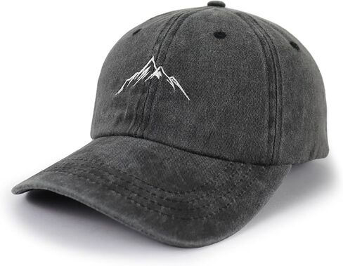 Mountain Hat for Men Women, Adjustable Camping Hiking Explore Outdoor Baseball Cap in Saudi Arabia