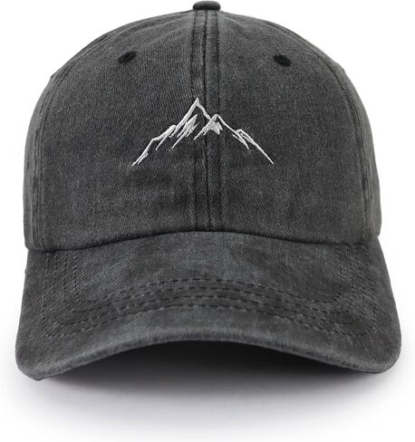 Mountain Hat for Men Women, Adjustable Camping Hiking Explore Outdoor Baseball Cap in Saudi Arabia