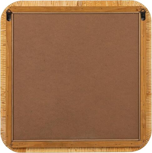 Bloomingville Square Rattan Wall Mirror, Natural in Saudi Arabia