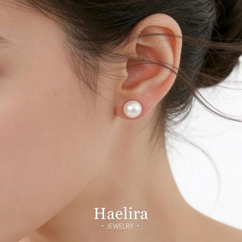 S925 Sterling Silver Freshwater Cultured Pearl Stud Earrings for Women, Dainty Minimalist Non Tarnish Jewelry Gift with Gift Box in Saudi Arabia