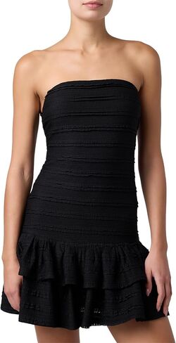 Lulus Ida Strapless Ruffle Mini Dress – Flirty Party Cocktail Dress for Women in Saudi Arabia