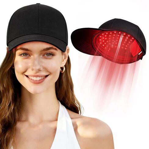 2026 Upgrade Red Light Hair Growth Cap - Laser Hair Growth Cap, The Adjustable Portable Laser Cap, Red Light Cap for Thicker Hair in Men and Women in Kuwait