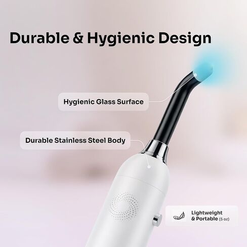 Cold Sore Red Light Therapy Wand with Blue and Infrared Wavelengths, 5 Effective LEDs, High Irradiance Light Therapy Device for Mouth, Lips, Skin, Face in Saudi Arabia