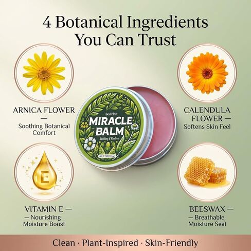 Senzion Official Balm, 2 Pack Natural Ingredients, Senzion Balm for Legs, Arms, Back in Kuwait