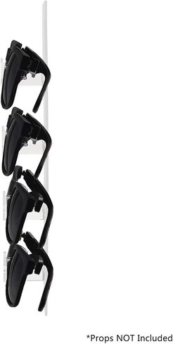4 Tier Eyeglass Display Rack with Hardware Sunglasses Display Wall Mount Clear Acrylic Retail Stores Holder by Marketing Holders in Kuwait