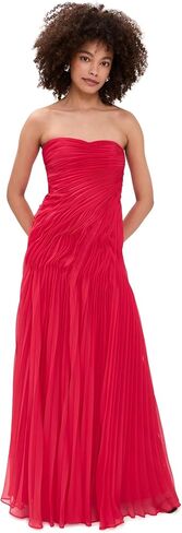 AMUR Women's Elea Asymmetrical Pleated Gown in Saudi Arabia