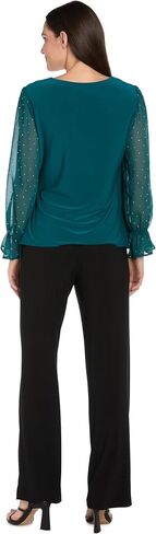 R&M Richards Women's Signature Sparkle Formal Top in Kuwait