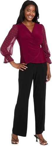 R&M Richards Women's Signature Sparkle Formal Top in Kuwait