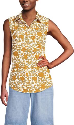 Lands' End Women's Sleeveless No Iron Shirt in Kuwait