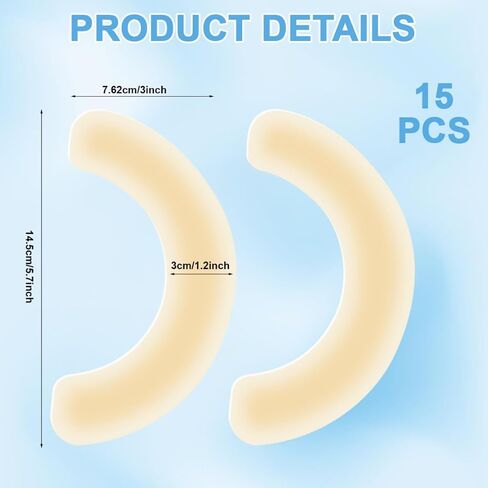 Ostomy Barrier Strips 15pcs Elastic Ostomy Barrier Strip Hydrocolloid Skin Barrier Tape Universal Ostomy Supplies for Colostomy Ileostomy Bags Pouches in Saudi Arabia