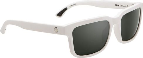 Spy Optic Helm 2 أبيض مطفي - HD Plus رمادي أخضر مع مرآة سبيكترا فضية in Kuwait