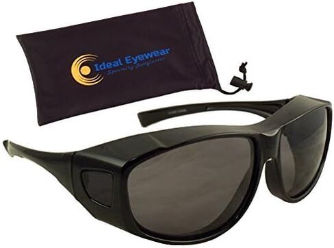 Fit Over Sunglasses with Polarized Lenses - Wear Over Prescription Glasses for Men or Women in Saudi Arabia