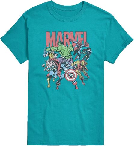 Marvel - Group Faded - تي شيرت رجالي برسومات بأكمام قصيرة in Kuwait