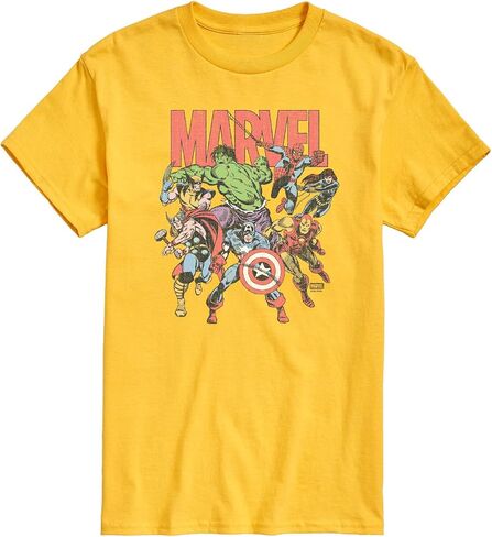 Marvel - Group Faded - تي شيرت رجالي برسومات بأكمام قصيرة in Kuwait