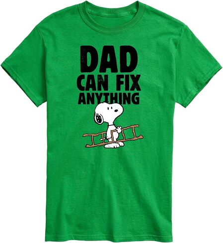 HYBRID APPAREL - Peanuts - Snoopy Dad Can Fix It - Men's Short Sleeve Graphic T-Shirt in Kuwait