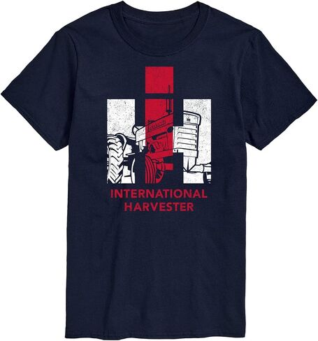 شعار Country Casuals International Harvester Tractor ملء - تي شيرت برسومات بأكمام قصيرة للرجال in Kuwait