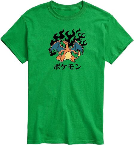 Pokémon - Charizard Flash Fire- Men's Short Sleeve Graphic T-Shirt in Saudi Arabia