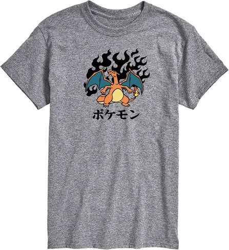 Pokémon - Charizard Flash Fire- Men's Short Sleeve Graphic T-Shirt in Saudi Arabia