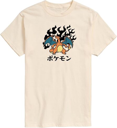 Pokémon - Charizard Flash Fire- Men's Short Sleeve Graphic T-Shirt in Saudi Arabia