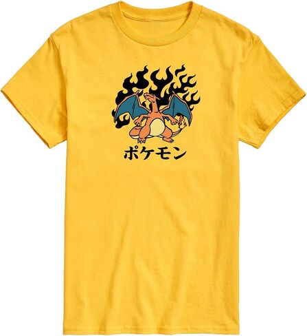 Pokémon - Charizard Flash Fire- Men's Short Sleeve Graphic T-Shirt in Saudi Arabia