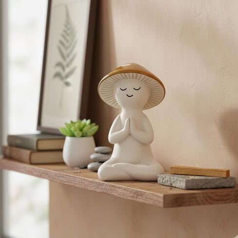 Mushroom Statue, Mushroom Figurines, Whimsical Decor Garden Decor Mushroom Kitchen Decor, Desktop Meditation Companion Office Stress Relief Decoration in Saudi Arabia