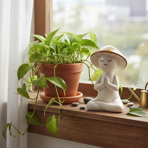 Mushroom Statue, Mushroom Figurines, Whimsical Decor Garden Decor Mushroom Kitchen Decor, Desktop Meditation Companion Office Stress Relief Decoration in Saudi Arabia