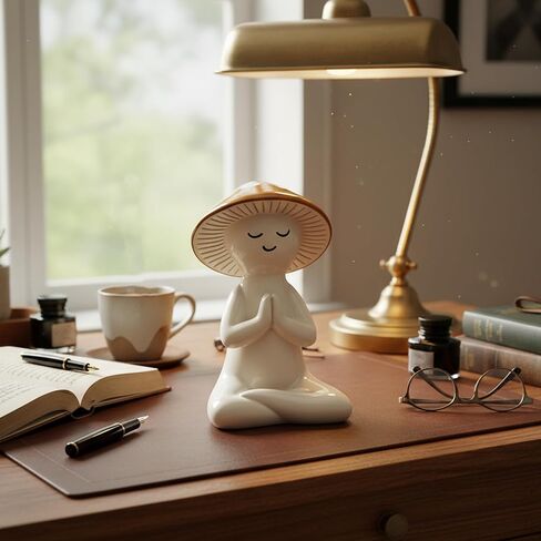 Mushroom Statue, Mushroom Figurines, Whimsical Decor Garden Decor Mushroom Kitchen Decor, Desktop Meditation Companion Office Stress Relief Decoration in Saudi Arabia