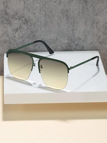1 PC Women's Metal Frame Aviator Shape Sunglasses Fashion Eyewear in Kuwait