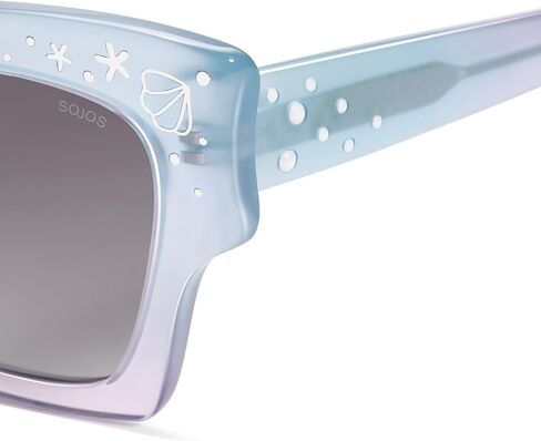 SOJOS Acetate Square Cat Eye Limited-Edition Sunglasses Women Polarized Sunglasses with Pearl Accents, MELODY in Kuwait
